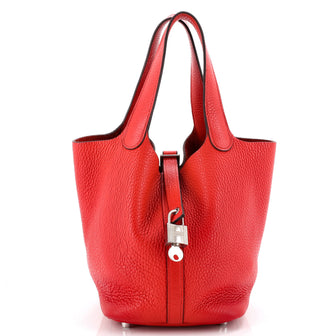 Hermes Picotin Lock Bag Clemence PM