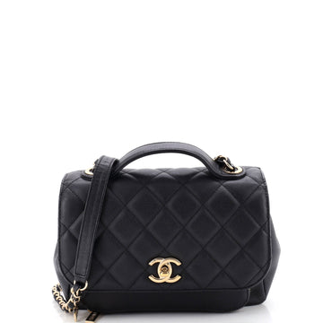 Chanel Business Affinity Flap Bag Quilted Caviar Small