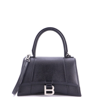 Balenciaga Hourglass Top Handle Bag Leather Small