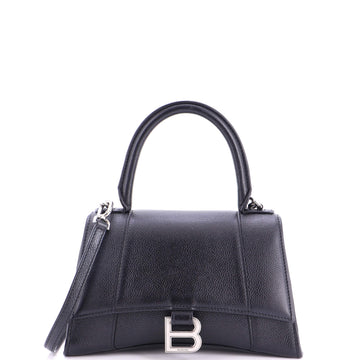 Balenciaga Hourglass Top Handle Bag Leather Small