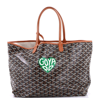 Goyard Saint Louis Tote Printed Coated Canvas PM