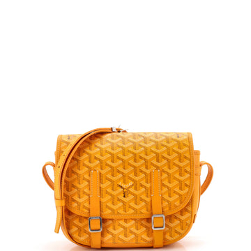 Goyard Belvedere Messenger Bag Coated Canvas with Leather PM