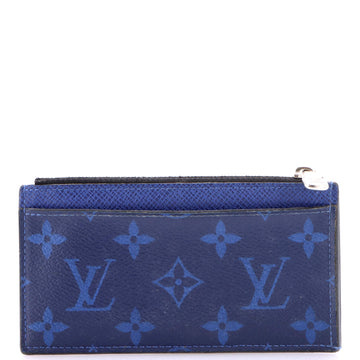 Louis Vuitton Coin Card Holder Monogram Taigarama