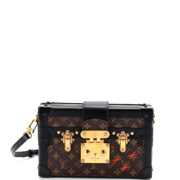 Louis Vuitton Petite Malle Handbag Monogram Canvas