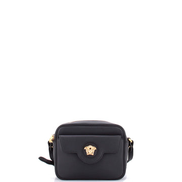 Versace La Medusa Flap Pocket Camera Bag Leather Small