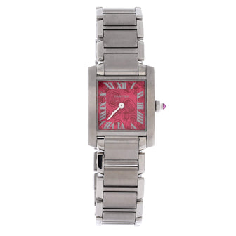 Cartier Limited Edition Tank Francaise Quartz Watch Stainless Steel 20