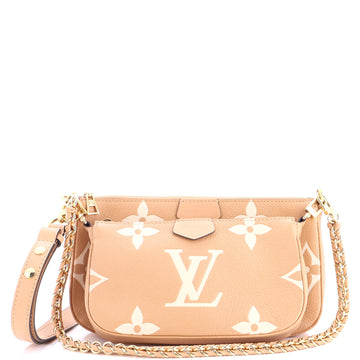 Louis Vuitton Multi Pochette Accessoires Bicolor Monogram Empreinte Giant