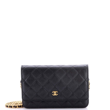 Chanel Wallet on Chain Quilted Caviar
