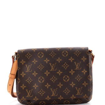 Louis Vuitton Musette Tango Handbag Monogram Canvas