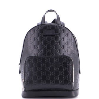 Gucci Signature Pocket Backpack Guccissima Leather Small