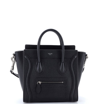 Celine Luggage Bag Grainy Leather Nano