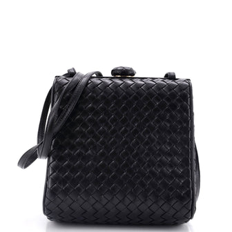 Bottega Veneta Frame Crossbody Bag Intrecciato Nappa Small