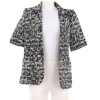 Chanel Women's Button Up Blazer Tweed