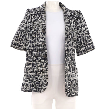 Chanel Women's Button Up Blazer Tweed