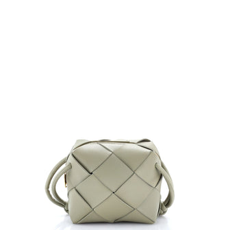 Bottega Veneta Cassette Camera Crossbody Bag Maxi Intrecciato Leather Mini