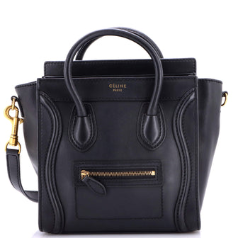 Celine Luggage Bag Smooth Leather Nano