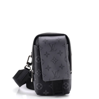 Louis Vuitton Double Phone Pouch NM Reverse Monogram Eclipse Canvas