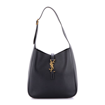 Saint Laurent Le 5 a 7 Supple Hobo Leather Small
