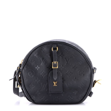Louis Vuitton Boite Chapeau Souple Bag Monogram Empreinte Leather MM
