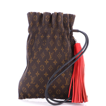 Louis Vuitton Explorer Shoulder Bag Pleated Monogram Canvas PM