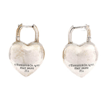 Tiffany & Co. Return to Tiffany Full Heart Earrings Sterling Silver
