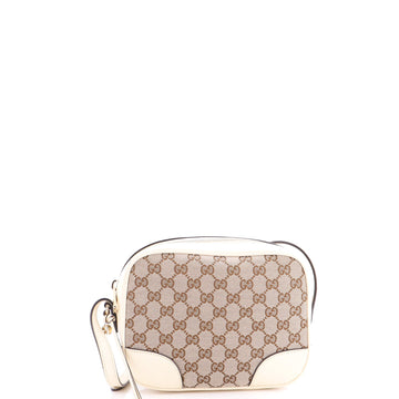 Gucci Bree Disco Crossbody Bag GG Canvas with Leather Mini