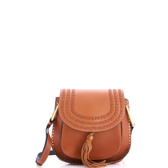 Chloe Hudson Handbag Whipstitch Leather Medium