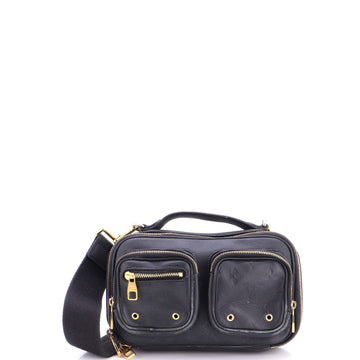 Louis Vuitton Utility Crossbody Bag Calfskin with Embossed Monogram Detail