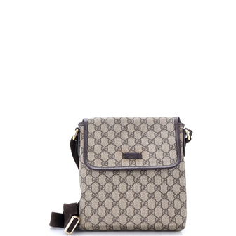 Flap Messenger GG Coated Canvas Small