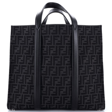 Fendi Shopper Tote Zucca Canvas Large