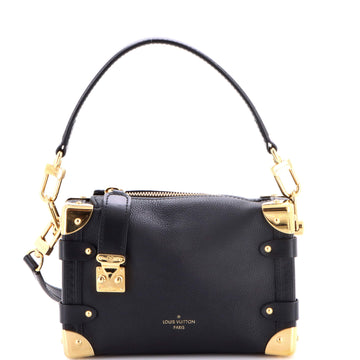 Louis Vuitton Side Trunk Handbag Taurillon Leather PM