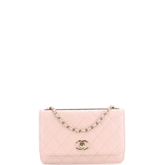 Chanel Trendy CC Wallet on Chain Quilted Lambskin