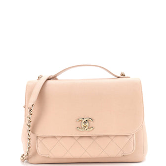 Chanel Business Affinity Flap Bag Quilted Caviar Large