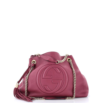 Gucci Soho Chain Strap Shoulder Bag Leather Medium
