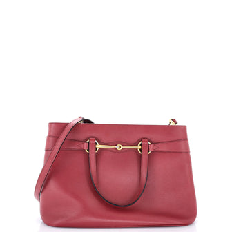 Gucci Bright Bit Convertible Tote Leather Medium