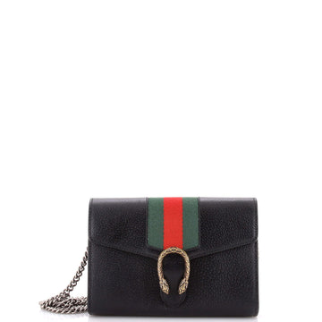Gucci Dionysus Web Chain Wallet Leather Small