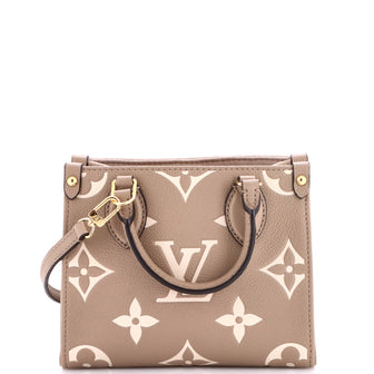 Louis Vuitton OnTheGo Tote Bicolor Monogram Empreinte Giant BB
