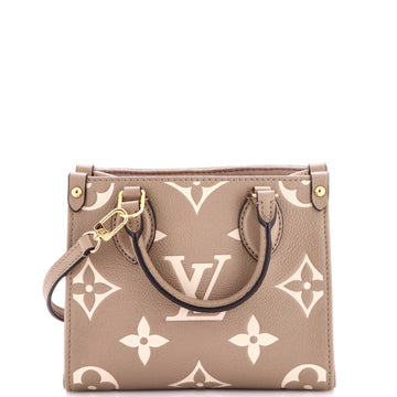 Louis Vuitton OnTheGo Tote Bicolor Monogram Empreinte Giant BB