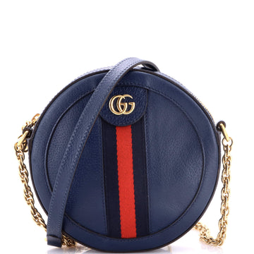 Gucci Ophidia Round Shoulder Bag Leather Mini