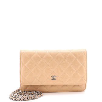 Chanel Wallet on Chain Quilted Caviar