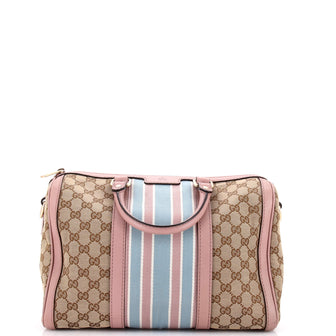 Gucci Vintage Web Boston Bag GG Canvas Medium
