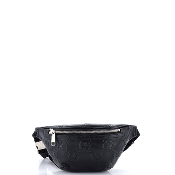 Gucci Belt Bag GG Embossed Perforated Leather Small