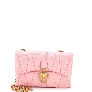 Versace Kleio Shoulder Bag Quilted Leather Mini