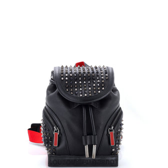 Christian Louboutin Explorafunk Backpack Spiked Leather Small