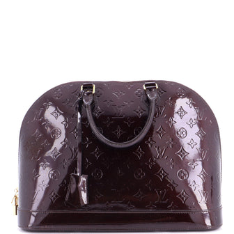 Louis Vuitton Alma Handbag Monogram Vernis GM