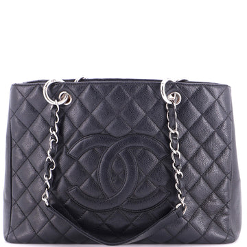 Chanel Grand Shopping Tote Quilted Caviar XL