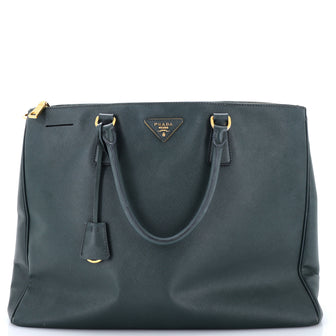 Prada Double Zip Lux Tote Saffiano Leather XL