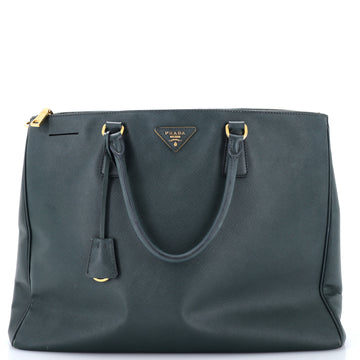 Prada Double Zip Lux Tote Saffiano Leather XL