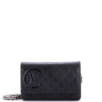 Chanel Cambon Wallet on Chain Quilted Leather