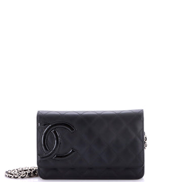 Chanel Cambon Wallet on Chain Quilted Leather